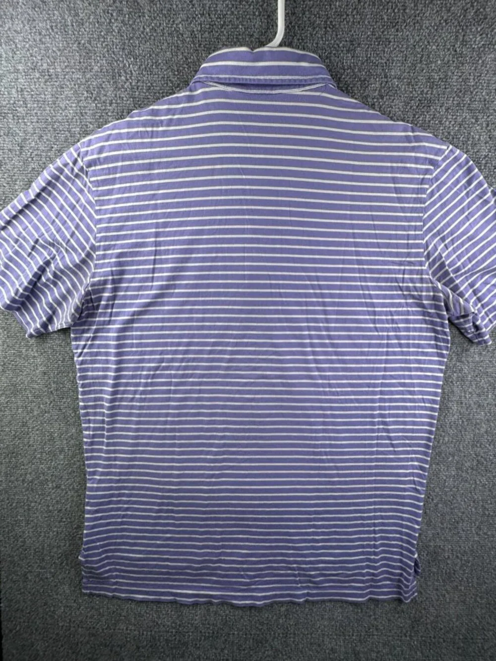 Polo Golf Ralph Lauren Vintage Lisle Purple Striped Valhalla Golf Club Large KY